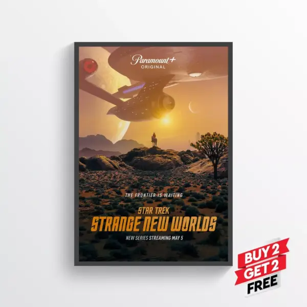 Star Trek Strange New Worlds Movie Film Poster Print Wall Art Gift A2 42 X 59.9CM