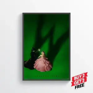 Wicked Movie Film Posters Print Wall Art A3 29.7 x 42CM