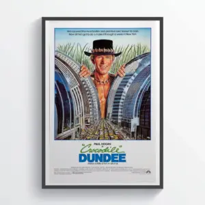 Crocodile Dundee Movie Poster Wall Art Classic Movie A3 29.7 x 42CM