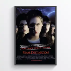 Final Destination Movie Poster Print Wall Art Retro Horror Wall Art A3 29.7 x 42CM