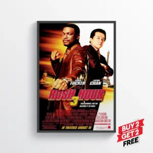 Rush Hour Three 3 Movie Film Posters Print Wall Art A2 42 X 59.9CM