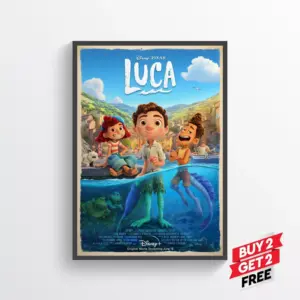 Luca Movie Film Poster Print Wall Art Gift A2 42 X 59.9CM