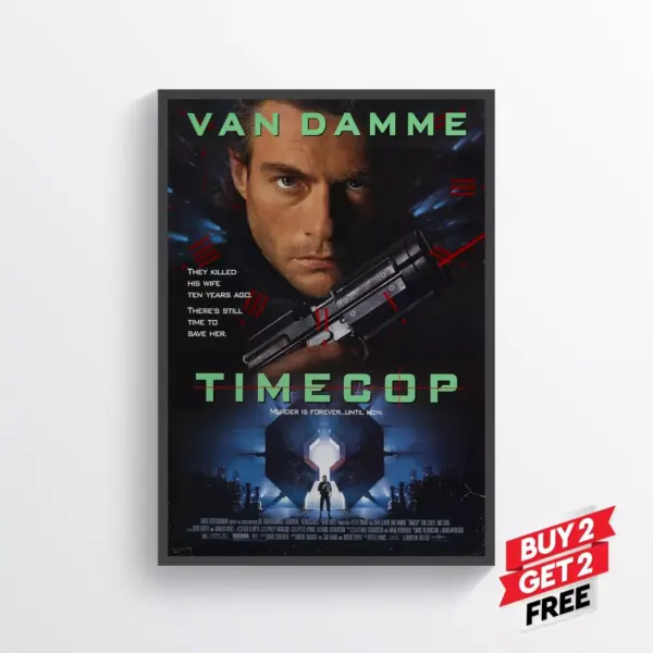 Time cop Movie Film Poster Print Wall Art Gift A2 42 X 59.9CM