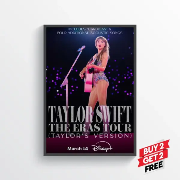 Taylor Swift the Eras Tour Movie Posters Prints Wall Art Classic A2 42 X 59.9CM
