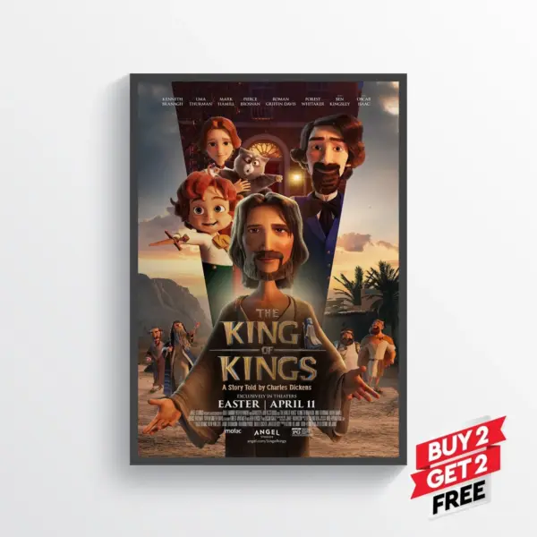 The Kings of Kings Movie Film Poster Print Wall Art Gift A2 42 X 59.9CM