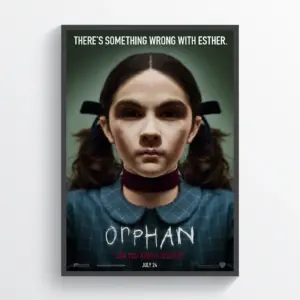 Orphan Movie Poster Print Wall Art Retro Horror Wall Art A2 42 X 59.9CM