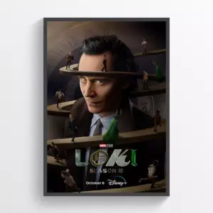 Loki Season 2 Promo Movie Poster Wall Art A2 42 X 59.9CM