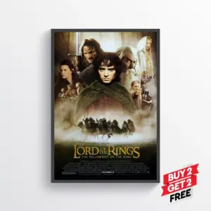 The Lord of the Rings The Fellowship of the Ring Movie Film Poster Print A2 42 X 59.9CM