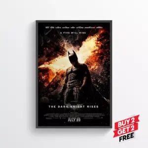The Dark Knight Rises - Bat Man Movie Film Poster Print Wall Art Gift A2 42 X 59.9CM