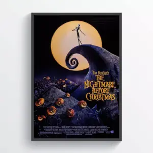 The Nightmare Before Christmas 1993 Movie Poster Wall Art Classic A2 42 X 59.9CM
