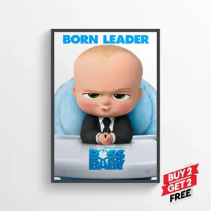 The Boss Baby Movie Film Poster Print Wall Art Gift A2 42 X 59.9CM