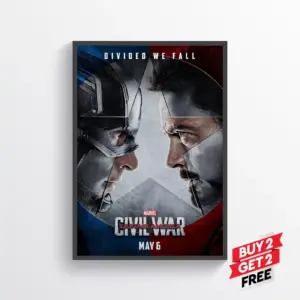 Captain America Civil War Movie Posters Prints Wall Art Classic A2 42 X 59.9CM