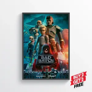 Star Wars Bad Batch Movie Posters Prints Wall Art Classic A3 29.7 x 42CM