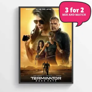 TERMINATOR DARK FATE 2019 MOVIE Poster Wall Art A2 42 X 59.9CM
