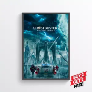 Ghostbusters Frozen Empire Movie Film Posters Print Wall Art A2 42 X 59.9CM