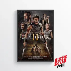 Gladiator II 2 Movie Film Poster Print Wall Art Gift A2 42 X 59.9CM