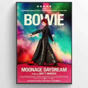 Moonage Daydream 2022 Movie Poster Wall Art Music A2 42 X 59.9CM
