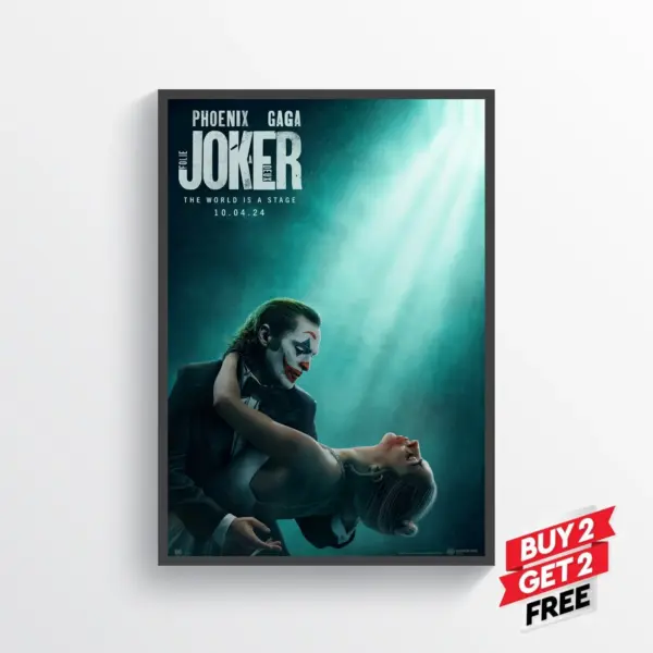 Joker The World is a Stage Movie Posters Prints Wall Art Classic A2 42 X 59.9CM