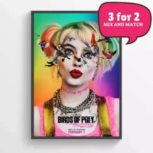 Birds Of Prey Harley Quinn DC Comics Movie 2020 - A2 42 X 59.9CM