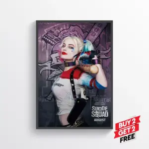 Suicide Squad Movie Posters Prints Wall Art Classic A5 14.8 x 21CM