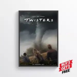 Twisters Movie Film Poster Print Wall Art Gift A2 42 X 59.9CM