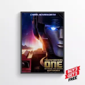 Transformers One Movie Posters Prints Wall Art Classic A2 42 X 59.9CM