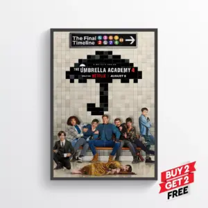 The Umbrella Academy 4 Movie Film Posters Print Wall Art A2 42 X 59.9CM