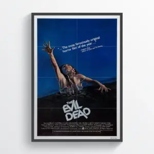 The Evil Dead Movie Poster Print Wall Art Retro Horror Wall Art A2 42 X 59.9CM