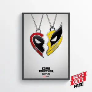Deadpool and Wolverine Movie Posters Prints Wall Art Classic A2 42 X 59.9CM