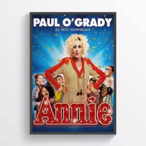 Annie the Musical Theatre Posters Retro Vintage Broadway Prints A2 42 X 59.9CM