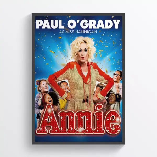 Annie the Musical Theatre Posters Retro Vintage Broadway Prints A3 29.7 x 42CM