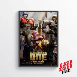 Transformers One Movie Posters Prints Wall Art Classic A2 42 X 59.9CM
