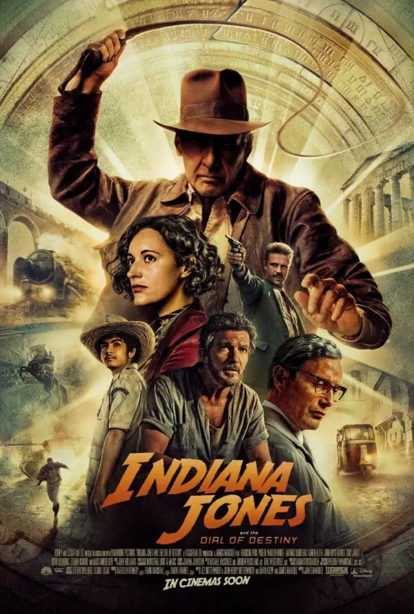Indiana Jones And The Dial Of Destiny 2023 Disney Movie Poster Wall Art Official 1 A2 42 X 59.9CM