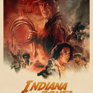 Indiana Jones And The Dial Of Destiny 2023 Disney Movie Poster Wall Art Official 2 A3 29.7 x 42CM