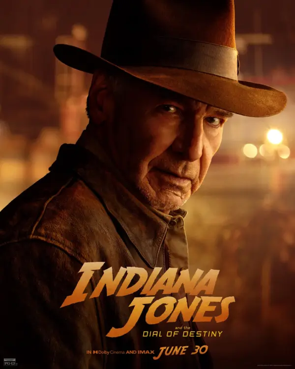 Indiana Jones And The Dial Of Destiny 2023 Disney Movie Poster Wall Art V1 A3 29.7 x 42CM