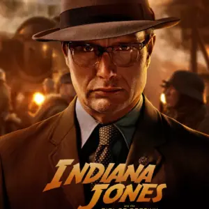 Indiana Jones And The Dial Of Destiny 2023 Disney Movie Poster Wall Art V2 A3 29.7 x 42CM