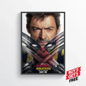 Deadpool and Wolverine Movie Posters Prints Wall Art Classic A5 14.8 x 21CM