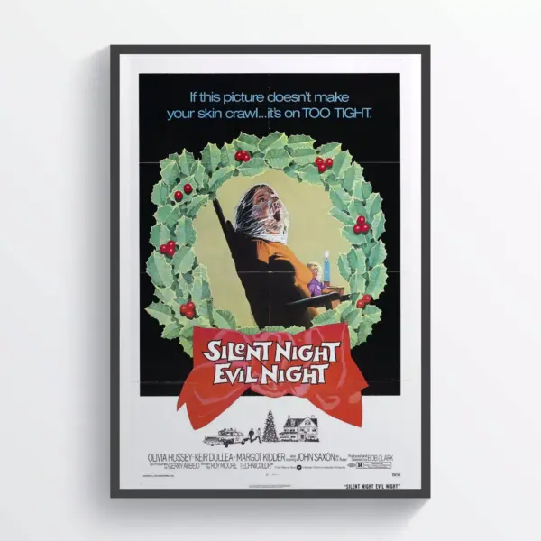 Black Christmas Movie Poster Wall Art Classic Retro Horror Movie A2 42 X 59.9CM