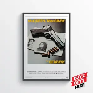 The Getaway Movie Film Poster Print Wall Art Gift A2 42 X 59.9CM