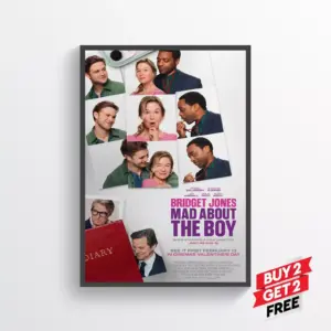 Bridget jones Mad about the Boy Movie Film Poster Print Wall Art Gift A2 42 X 59.9CM