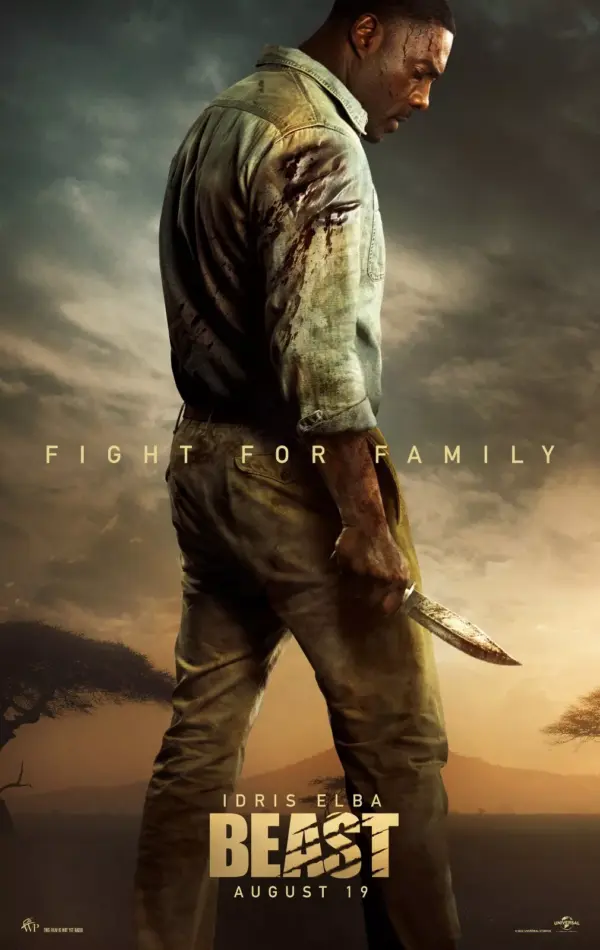 Beast - Idris Elba 2022 Series Poster - Wall Art A4 21 x 29.7CM