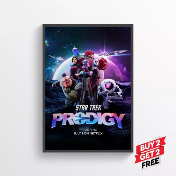 Star Trek Prodigy Movie Film Posters Print Wall Art A4 21 x 29.7CM