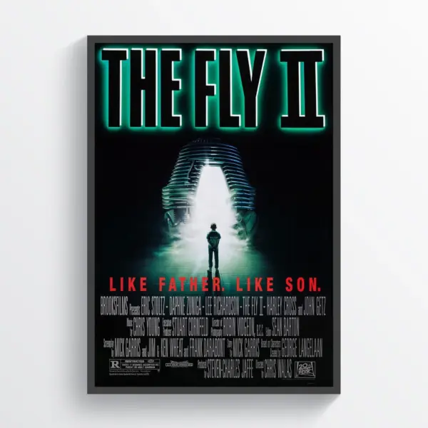 The Fly 2Movie Poster Print Wall Art Retro Horror Wall Art A2 42 X 59.9CM
