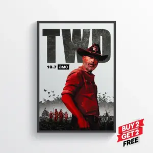 The Walking Dead Movie Film Poster Print Wall Art Gift A2 42 X 59.9CM