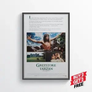 Greystoke Movie Film Posters Print Wall Art A4 21 x 29.7CM