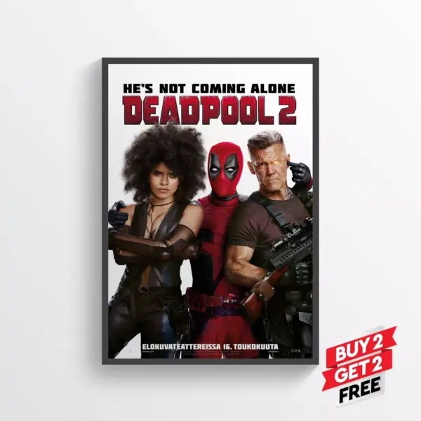 Deadpool 2 Movie Film Posters Print Wall Art A3 29.7 x 42CM