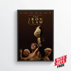 The Iron Claw Movie Film Posters Print Wall Art A2 42 X 59.9CM